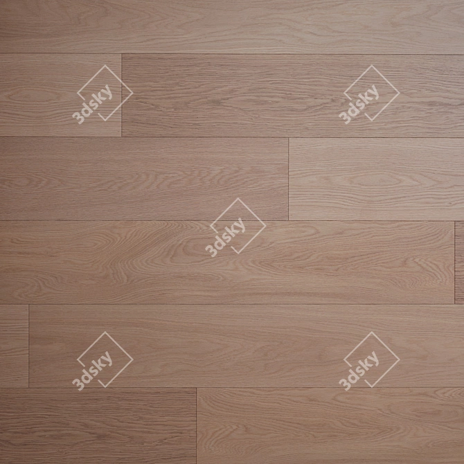 Sardinia Oak Parquet: High Quality Wood Flooring 3D model image 3