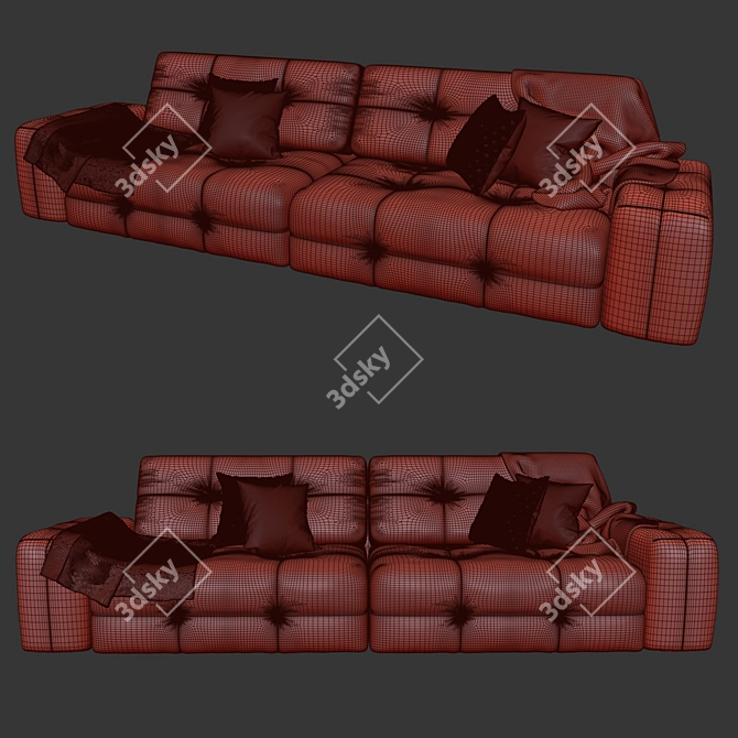 Elegant Comfort: DIZENGOFF Leonardo 3D model image 3