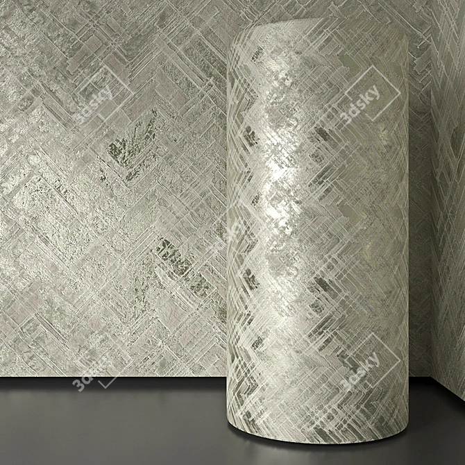 Seamless Decorative Plaster 36 3D model image 2