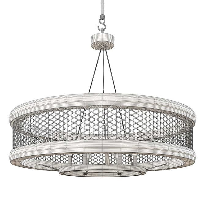 Elegant Savoie Chandelier: A Timeless Masterpiece 3D model image 2