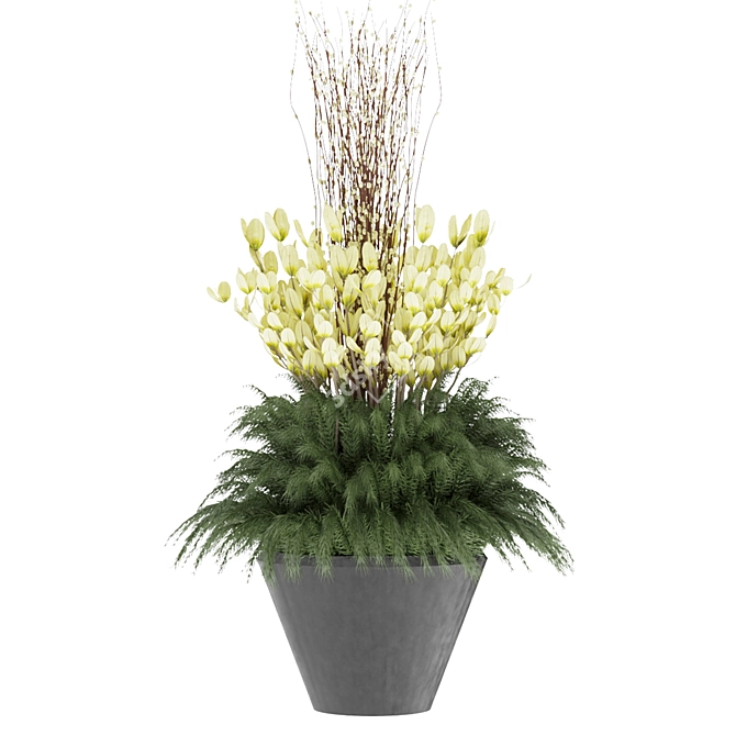 Outdoor Plant 001: Superior Quality and Lightweight 3D model image 3