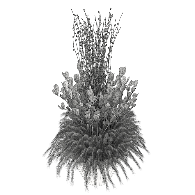 Outdoor Plant 001: Superior Quality and Lightweight 3D model image 5