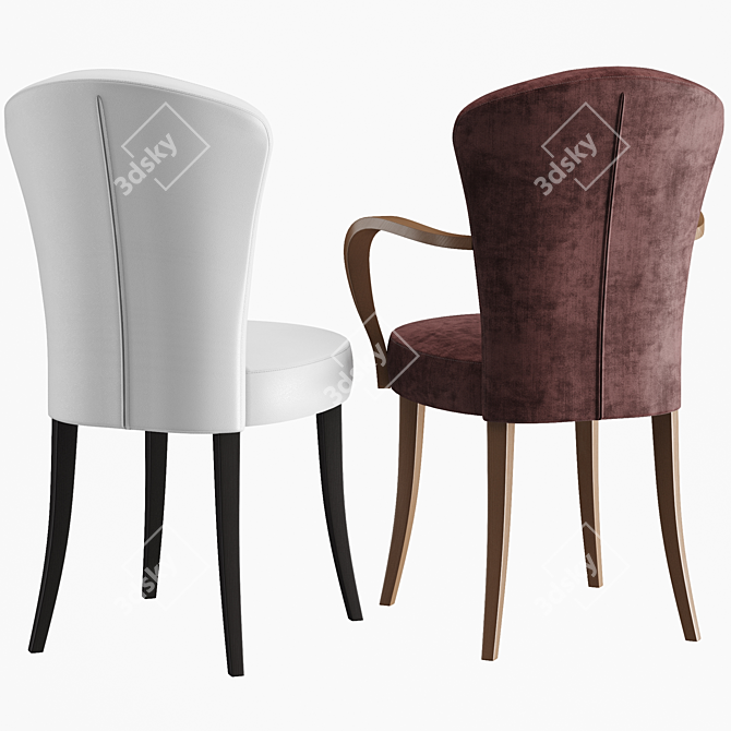 Montbel Euforia Chair: Elegant and Stylish 3D model image 3