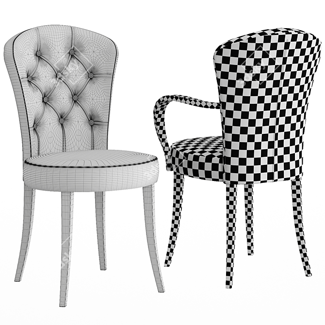 Montbel Euforia Chair: Elegant and Stylish 3D model image 4