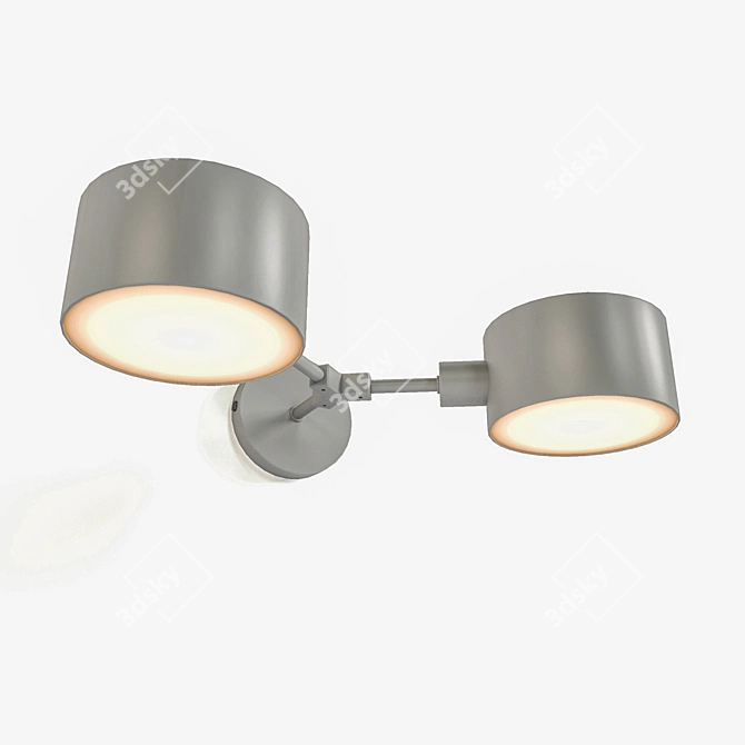 Evoluce Gimento: Stylish Wall Sconce 3D model image 1