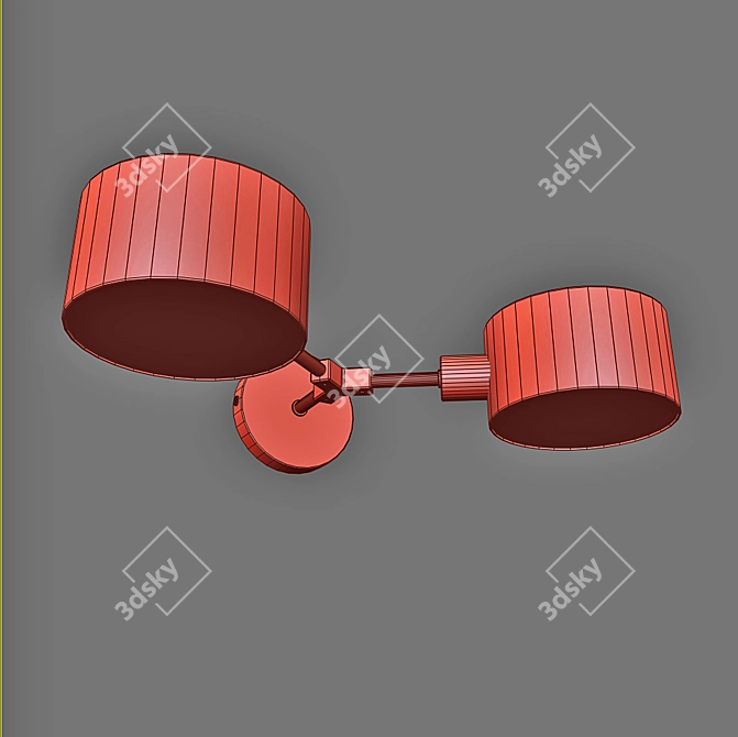 Evoluce Gimento: Stylish Wall Sconce 3D model image 2