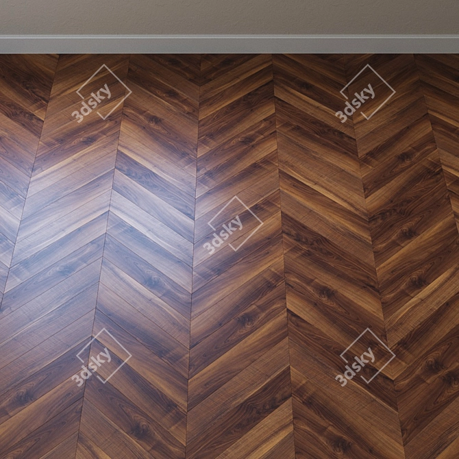 Italian Walnut Laminate - Haro Tritty 100 Loft4V 3D model image 3