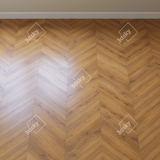 Honey Emilia Oak Laminate 3D model image 4