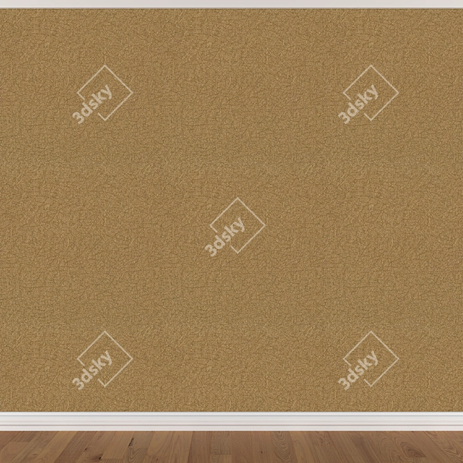 Seamless Wallpaper Set in 3 Colors 3D model image 3