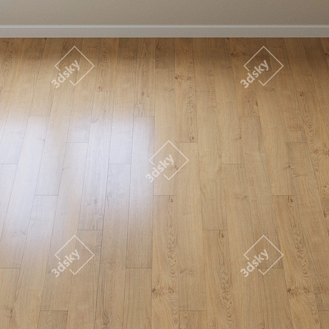 Portland Puro Oak Laminate 3D model image 1