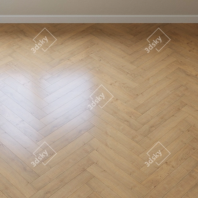 Portland Puro Oak Laminate 3D model image 3