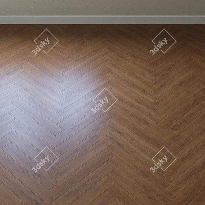 Aqua Oak Veneto Mocha Laminate 3D model image 3