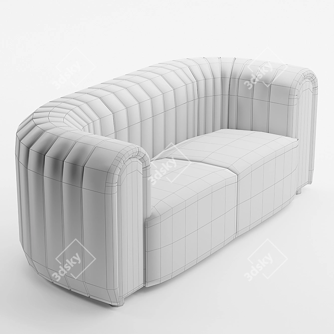 Modern Minimalist Core Sofa by Sancal 3D model image 3