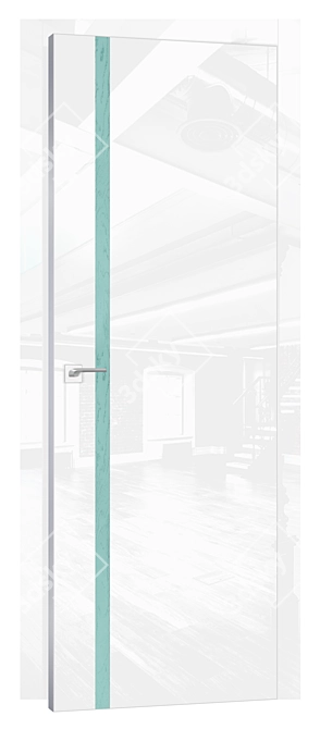 Modern Panel Doors: Free Designs 3D model image 4