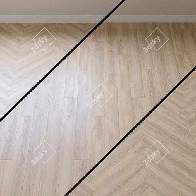 Granvia Highland Oak Laminate 3D model image 1