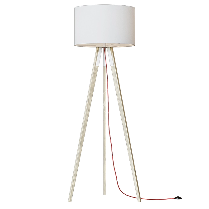 Elegant Floor Lamp "Uzagi 3D model image 1