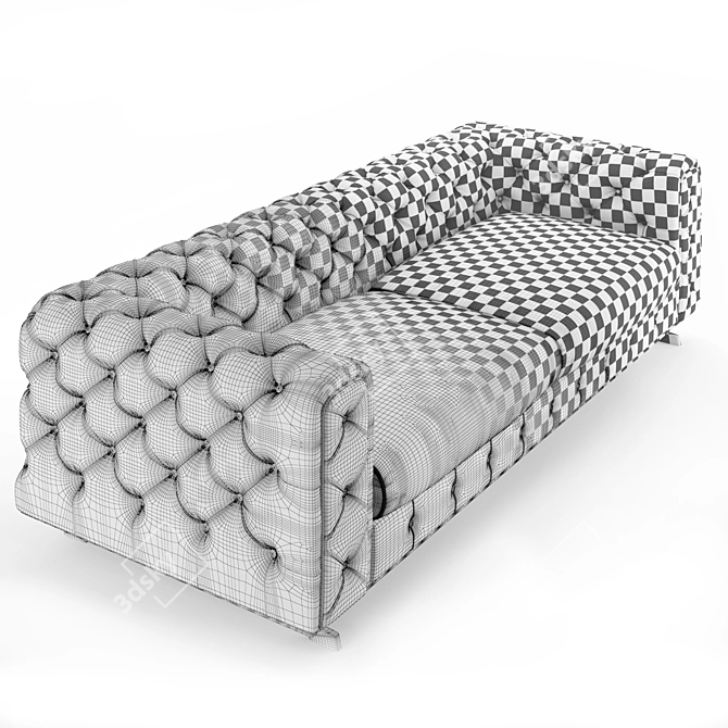 MaxDivani Ingrid: Elegant & Versatile Sofa 3D model image 4