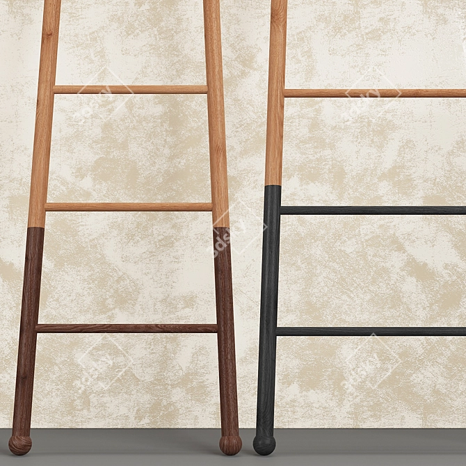 American-Made Decorative Ladders 3D model image 3