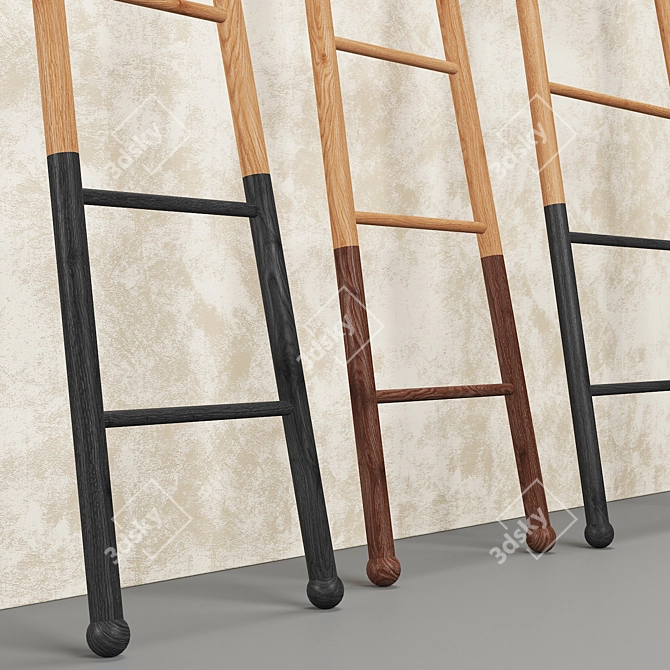 American-Made Decorative Ladders 3D model image 4