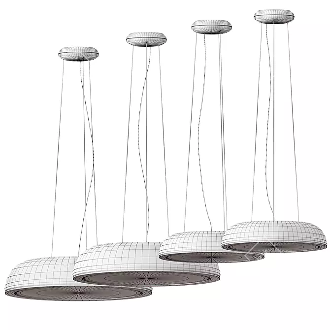 Reflexio Pendant Lamp - Sleek and Stylish Lighting Solution 3D model image 3