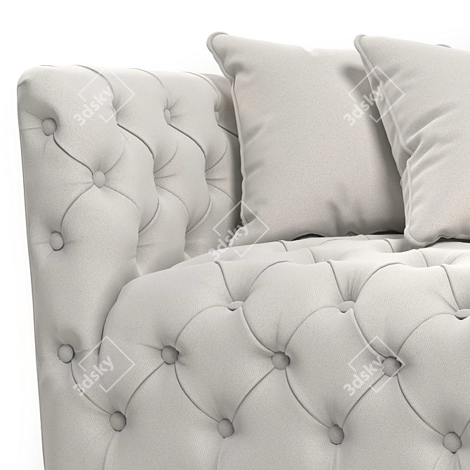 Opulent Eichholtz Jason Chair: Classic Elegance and Comfort 3D model image 3