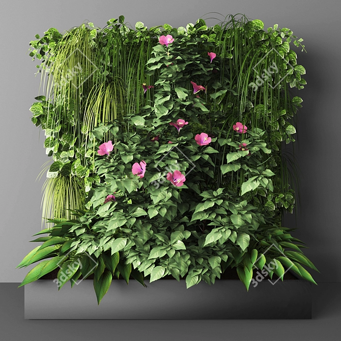 Versatile Vertical Garden Stand 3D model image 1