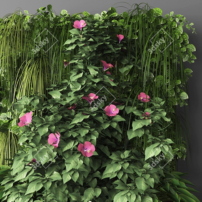 Versatile Vertical Garden Stand 3D model image 2