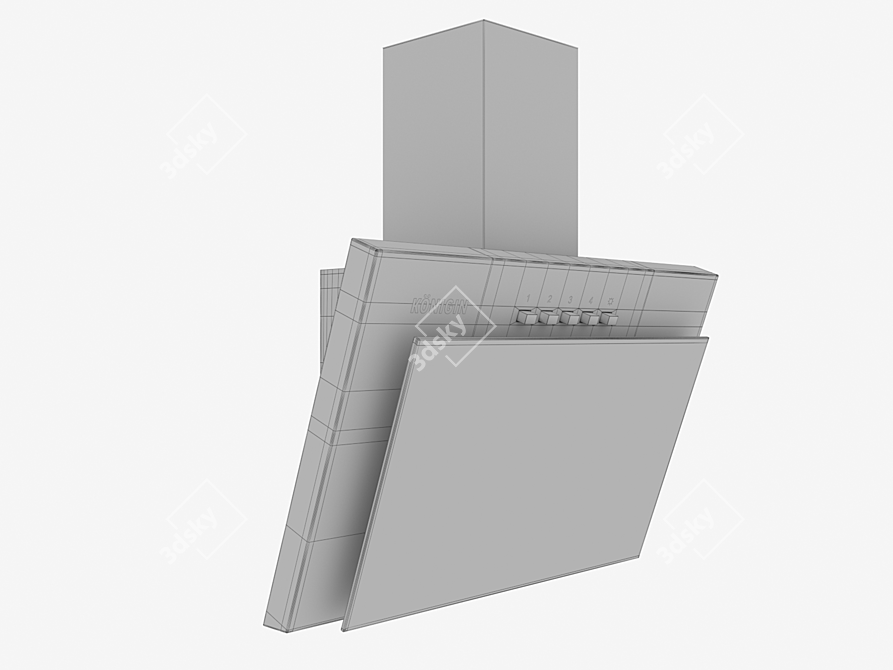 Konigin Terra Cooker Hood 3D model image 2