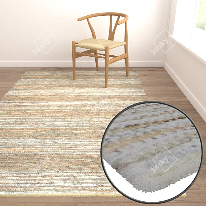 Luxury Carpets Bundle 3D model image 5