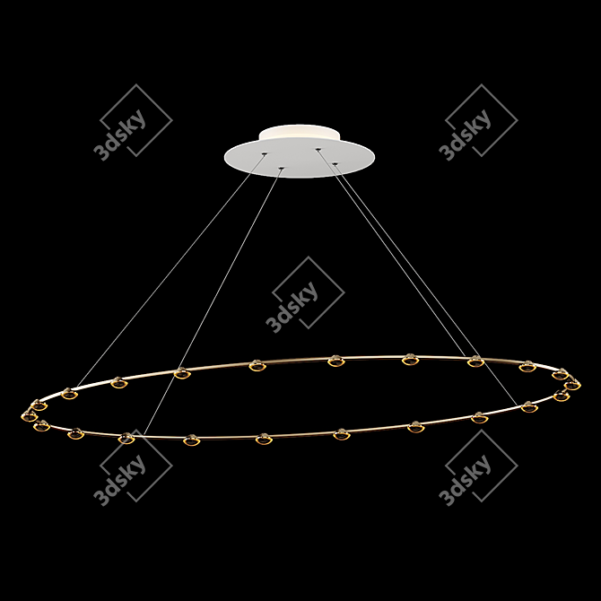 Petites Lentilles Ceiling Light: Modern Design by Catellani & Smith 3D model image 1