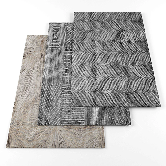 Elegant Carpet Collection 3D model image 1