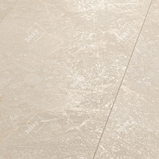Royal Sand Ivory 120: Premium Stone Floor Tile 3D model image 3
