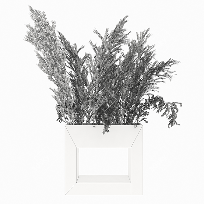 Sleek 007 Plant 3D model image 8