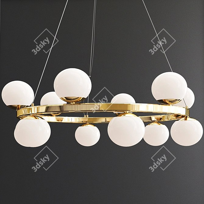 Elegant Illumination: SANNE Design Lamps 3D model image 1