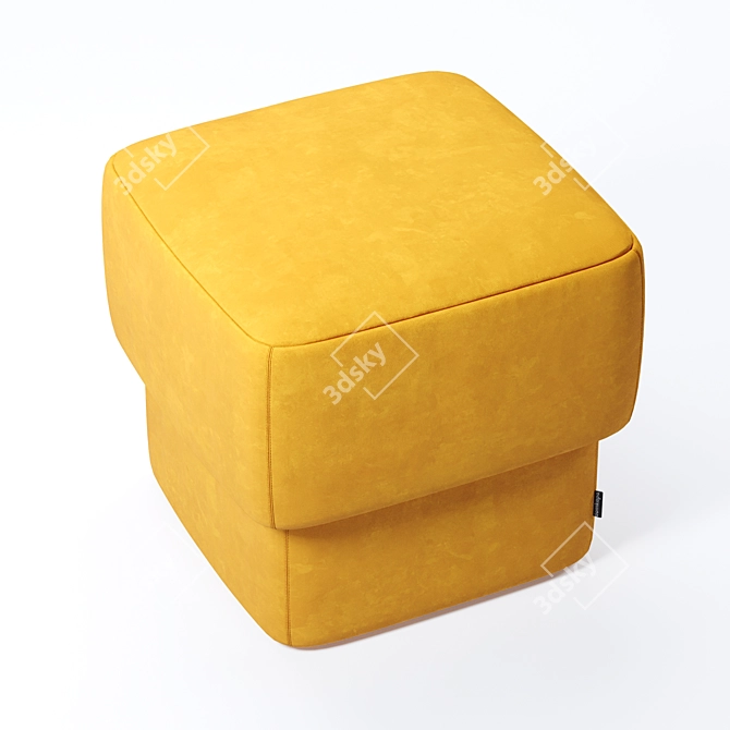 Contemporary Kate Pouf: Simple Elegance for Your Home 3D model image 1