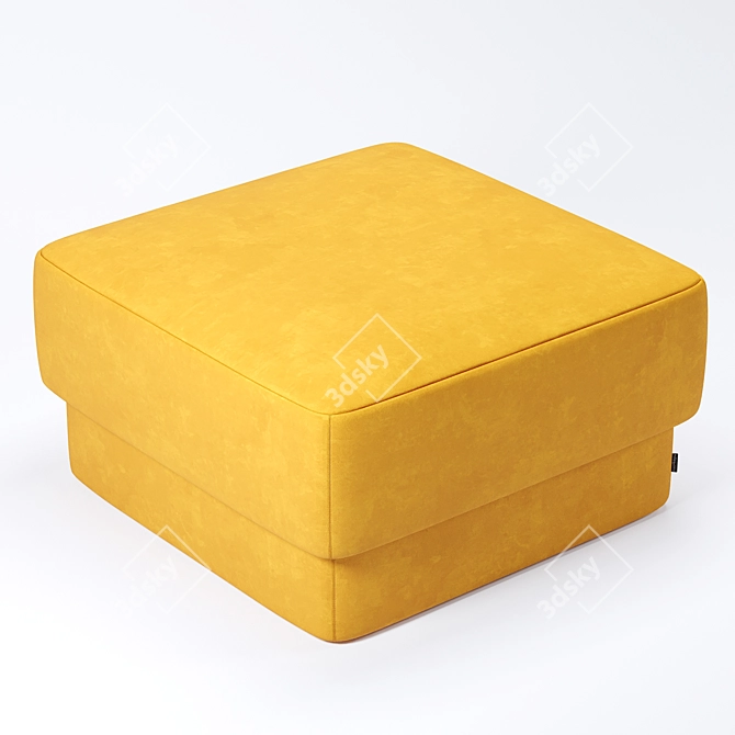 Contemporary Kate Pouf: Simple Elegance for Your Home 3D model image 2