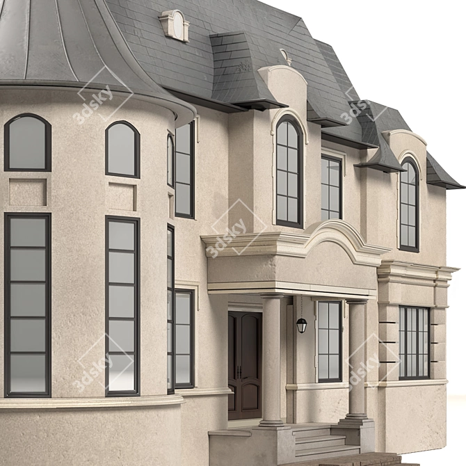 French House Escape: Exquisite Villa 3D model image 5