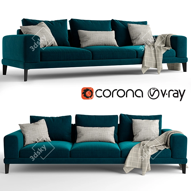 Dema Nelson Modern Sofa 3D model image 1