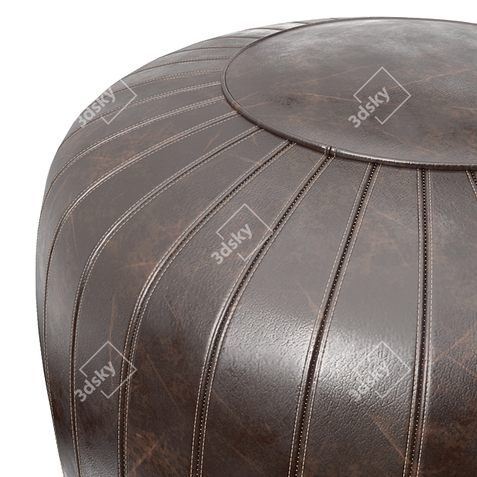 Stylish Tod Lema Pouf 3D model image 2