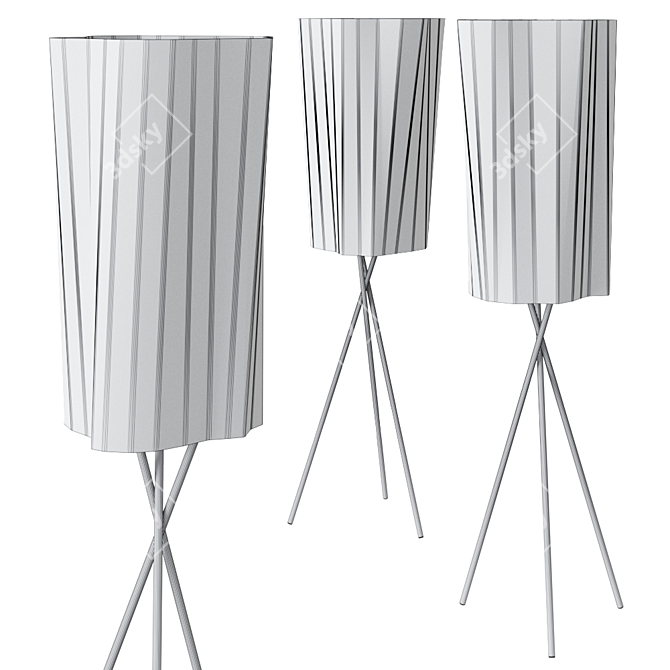 Elegant Filumen Mikado Floor Lamp 3D model image 2