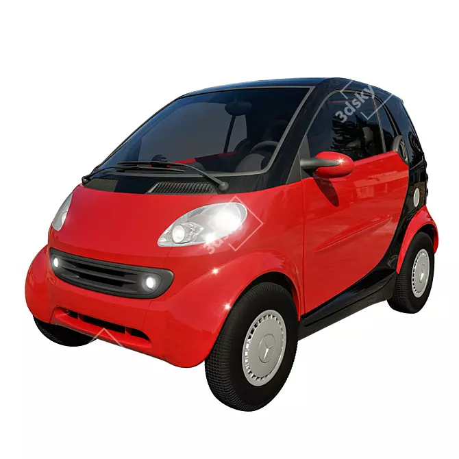 Smart City Coupe: Compact and Smart 3D model image 1