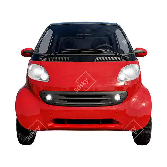 Smart City Coupe: Compact and Smart 3D model image 2