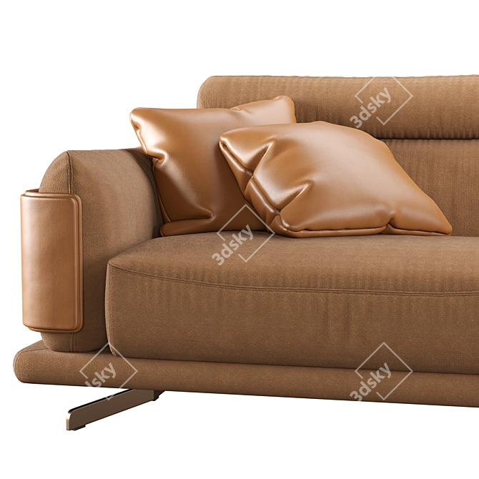 Sleek and Cozy: Ditre Italia Skin Sofa 3D model image 4