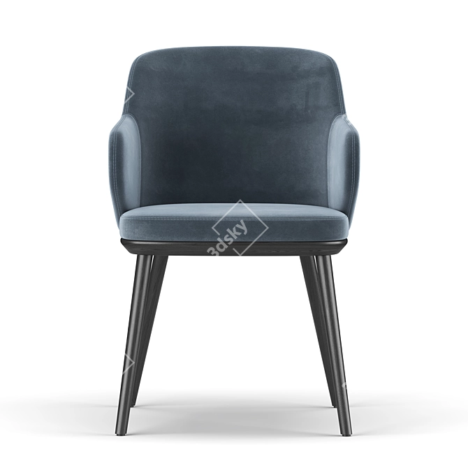  Elegant Foyer Chair - CS1889 3D model image 2