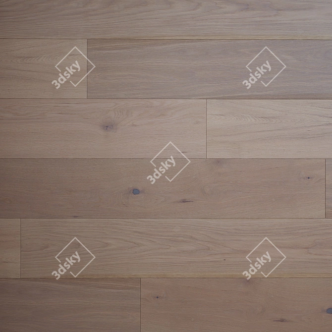 Greenland Oak Parquet Flooring - High Quality Wood Texture 3D model image 3