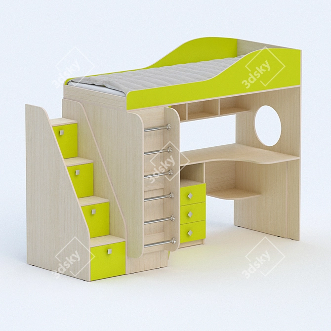 Cadet Children's Furniture Set 3D model image 1