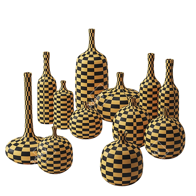 Ruelland 12 Vases Collection 3D model image 4