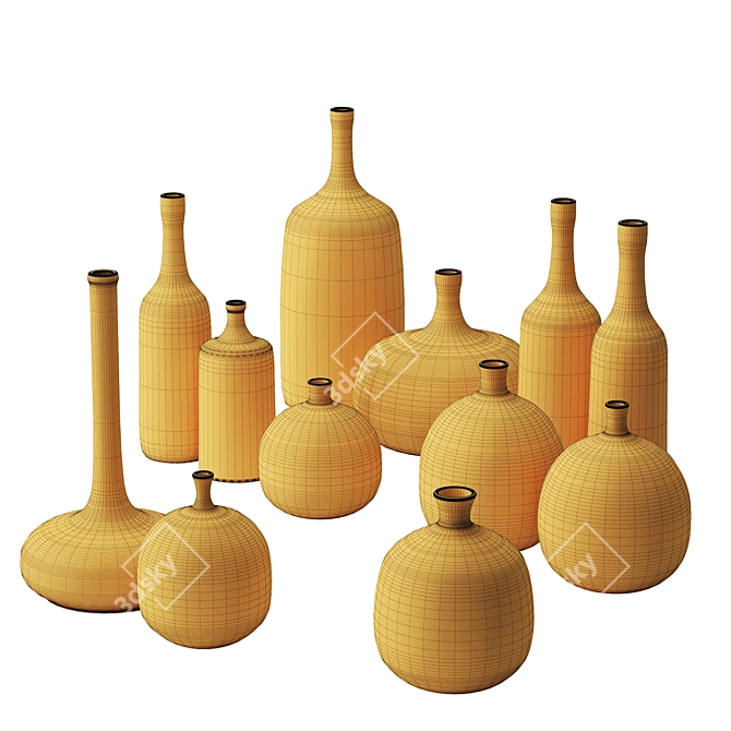 Ruelland 12 Vases Collection 3D model image 5