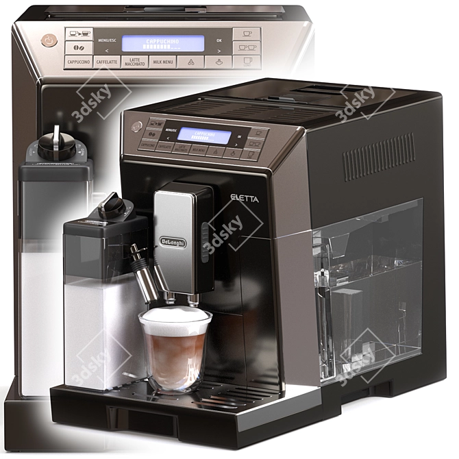 DeLonghi Eletta Cappuccino Machine 3D model image 1