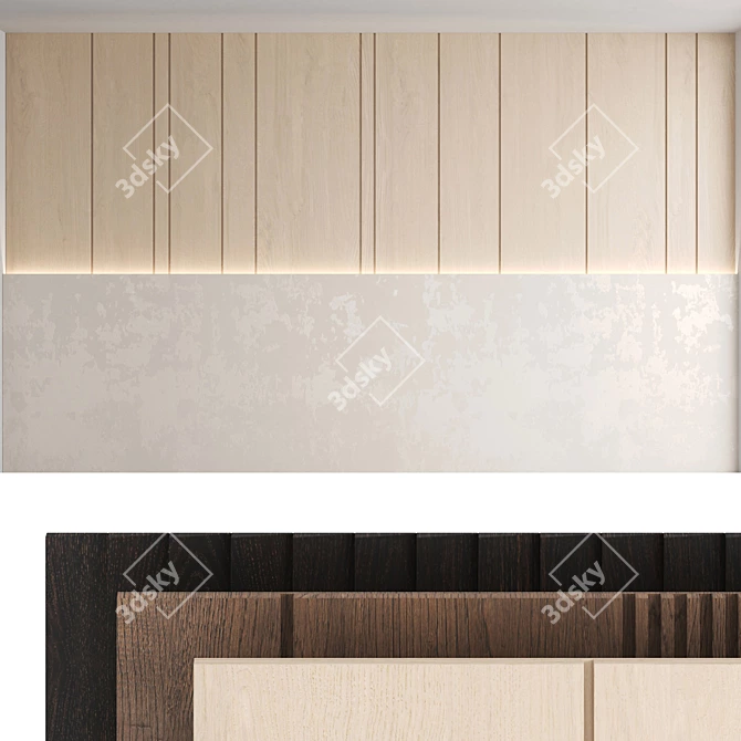 Decorative Panel Set - Premium Wall Decor 3D model image 1